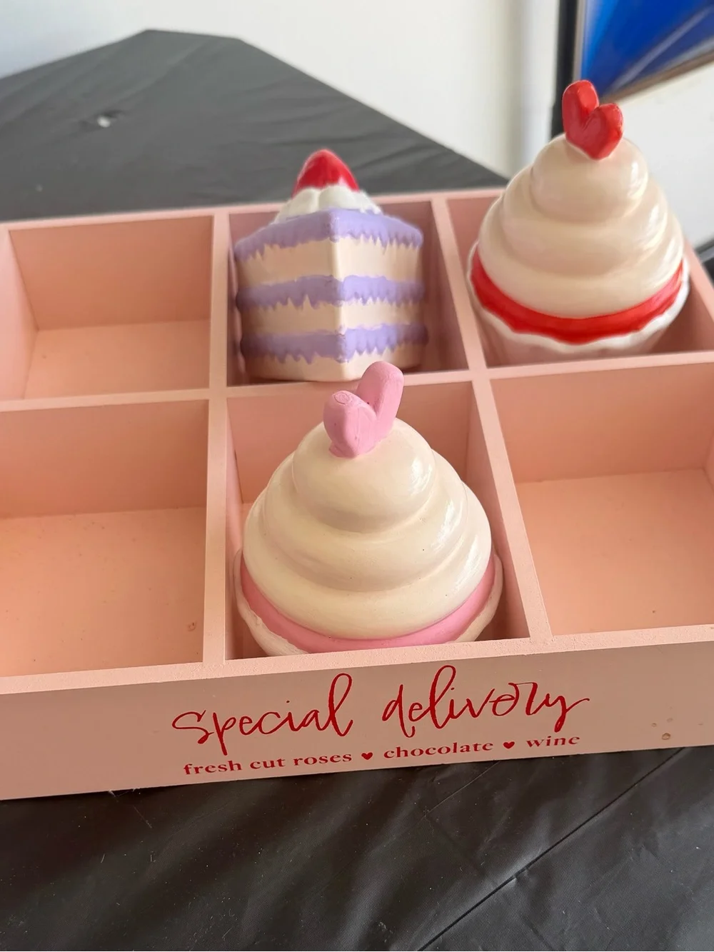Pink Decorative Cupcake Party Box - Home decor